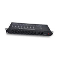 Black 8-way dmx512 splitter stage lighting signal amplifier