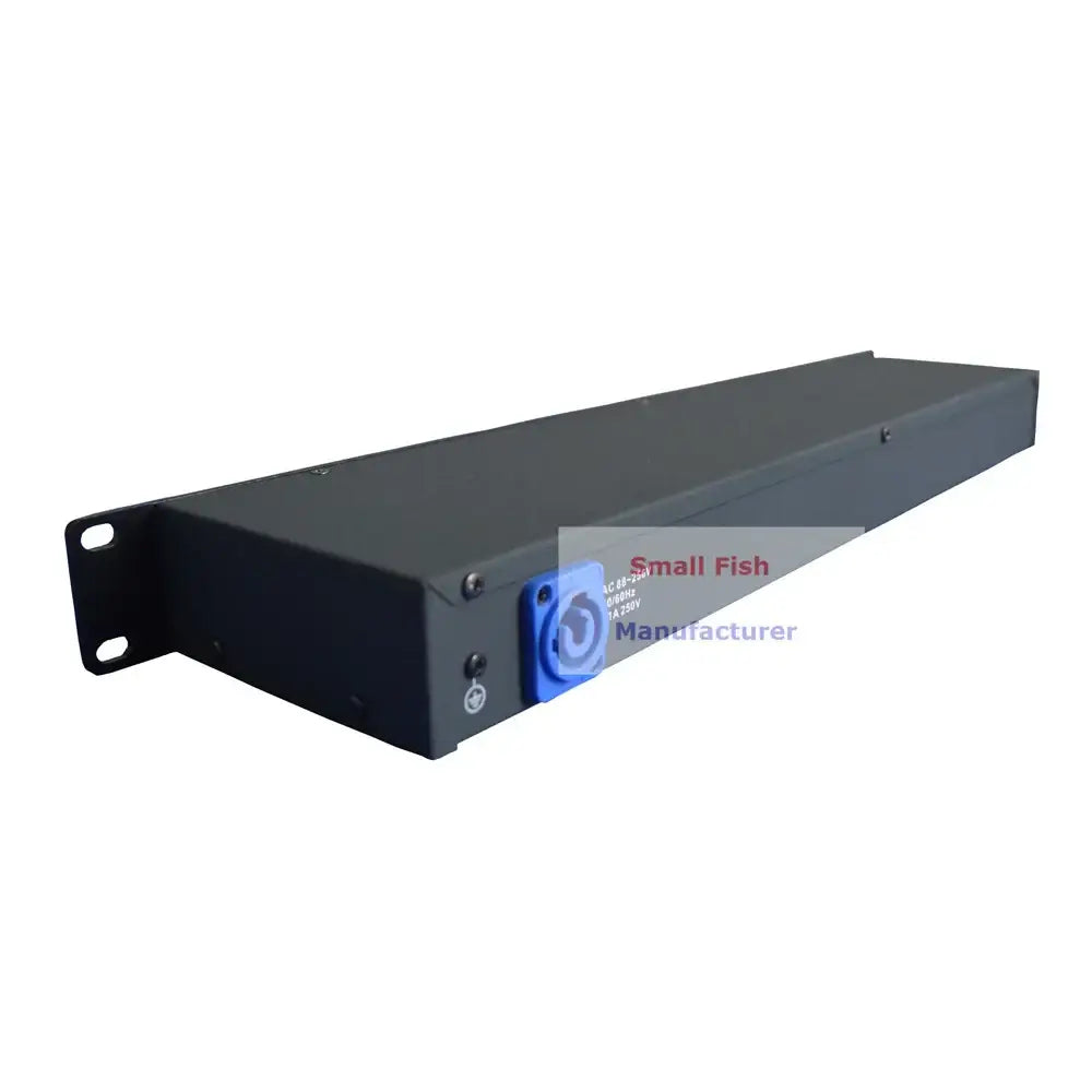 Black 8 way stage lighting signal splitter for living room stage effect