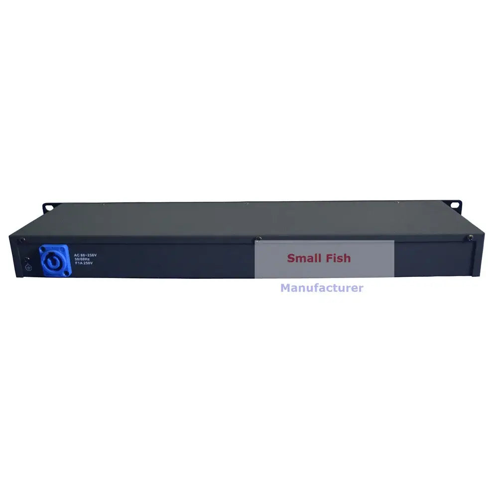 Black 8 way stage lighting signal splitter for living room stage effect