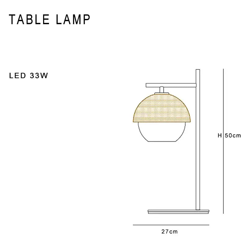 Black and brass mesh globe wall lamp bedroom luxury fixture