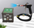Black and silver ionizing air gun static eliminator – workshop tool