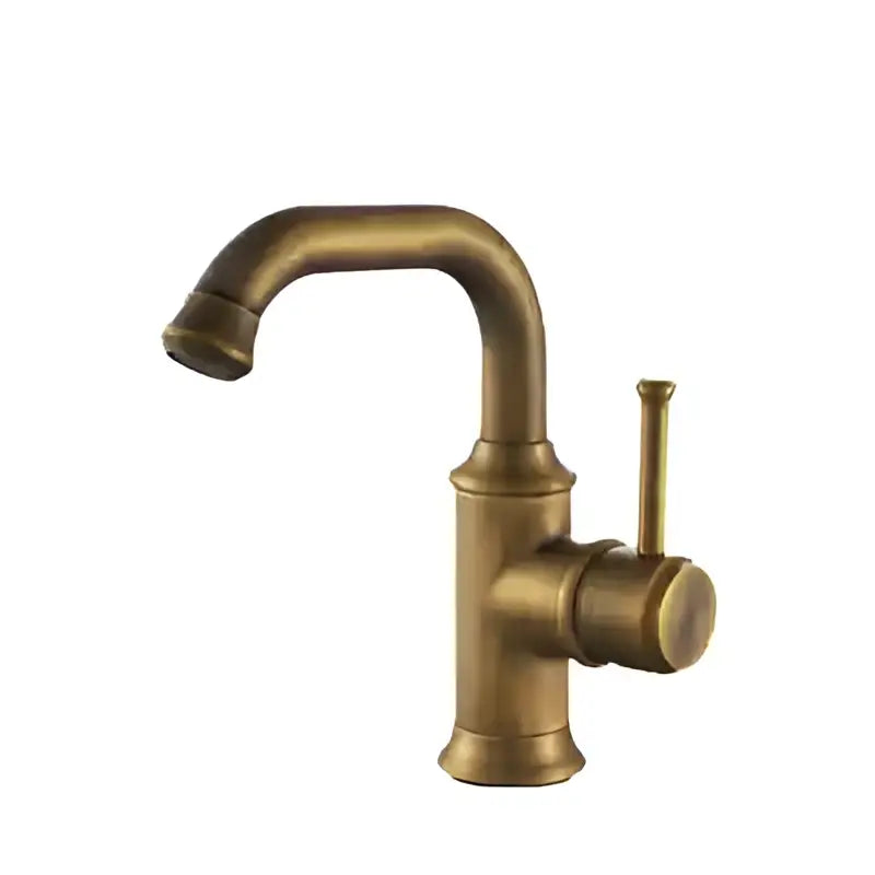 Black antique brass basin faucet matte black & copper kitchen mixer