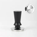 Black calibrated stainless steel espresso tamper set kitchen tool