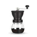 Black ceramic hand rocking coffee grinder kitchen manual mill