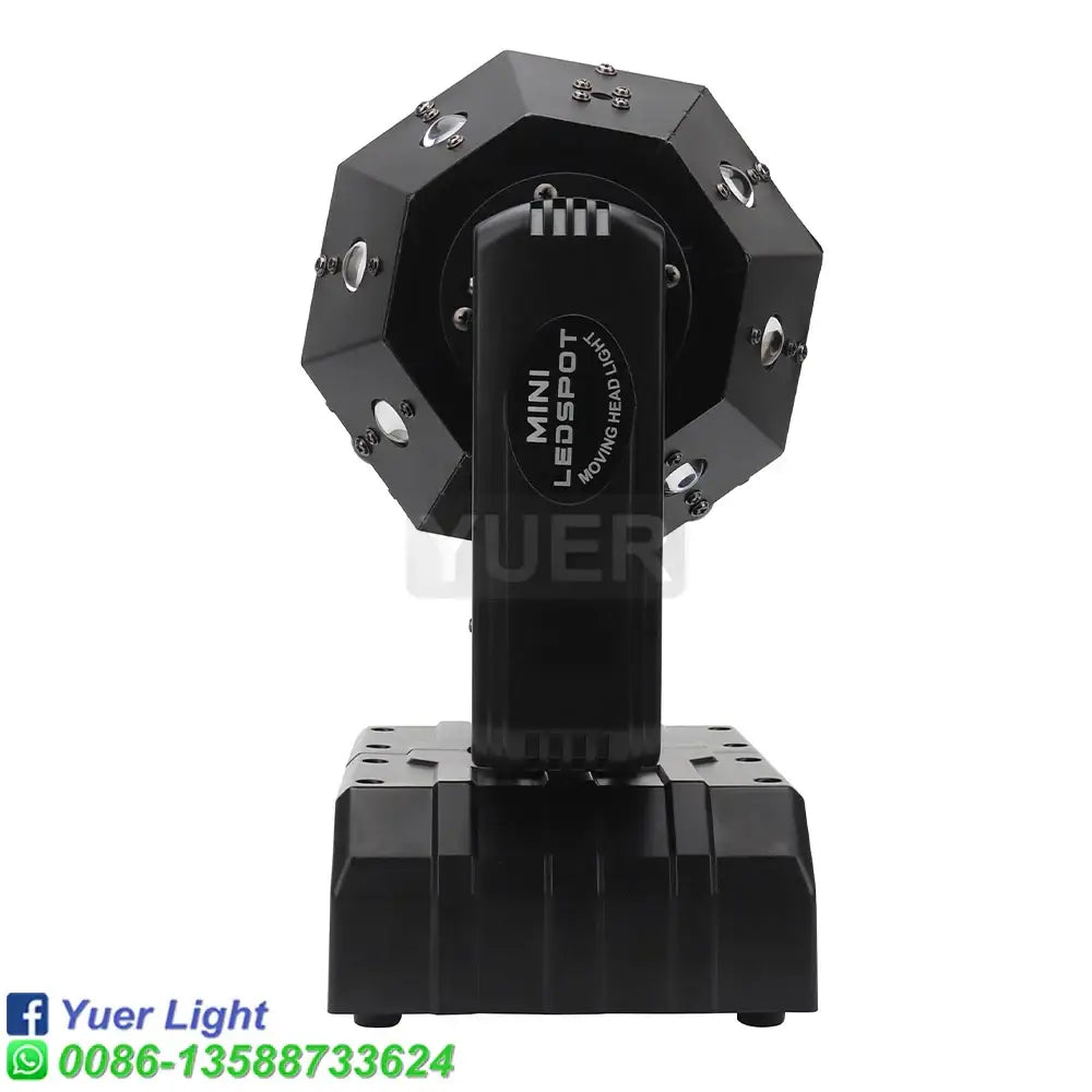 Black geometric led disco ball lights moving head nightclub stage light