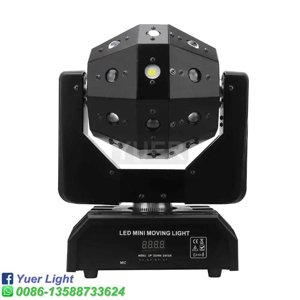 Black geometric led disco ball lights moving head nightclub stage light