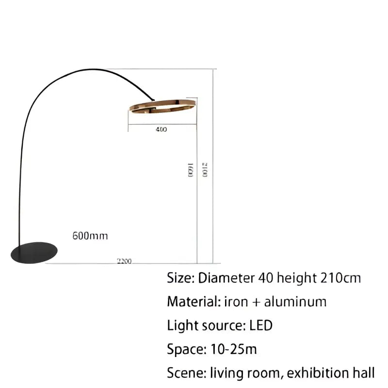 Black & gold arched floor lamp living room decorbites grote dimbare