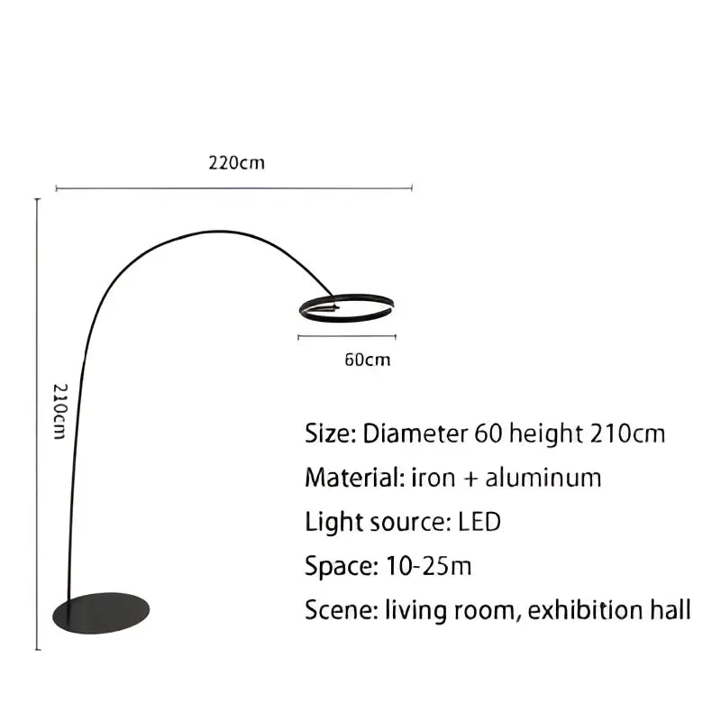 Black & gold arched floor lamp living room decorbites grote dimbare