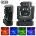 Black led disco ball lights with 4 lasers for living room stage