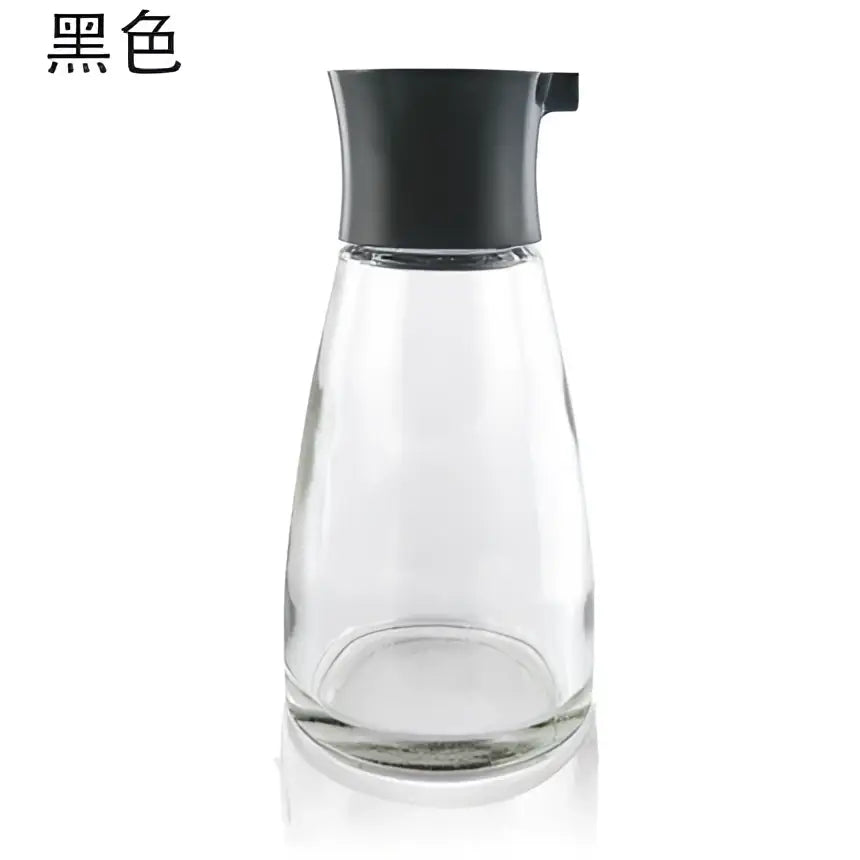 Black & lime green 170ml seasoning bottle set kitchen glass dispenser