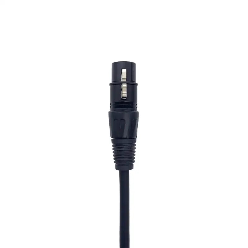 Black metallic dmx cable for stage lighting console