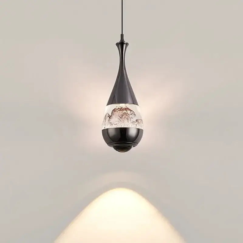 Black mountain glass pendant chandelier for dining room decor