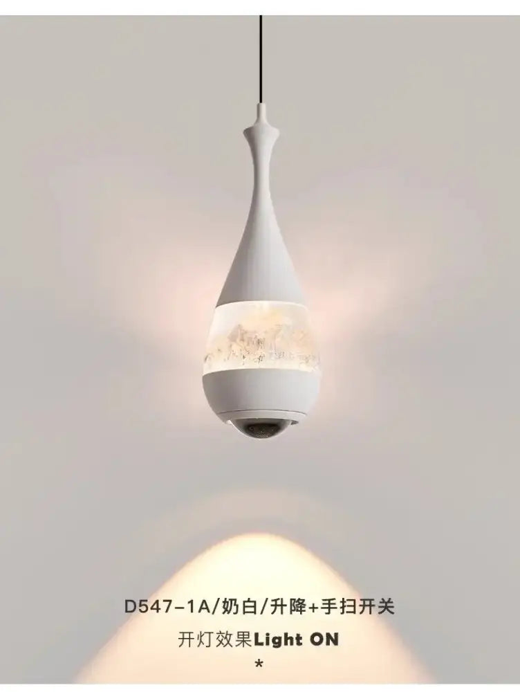 Black mountain glass pendant chandelier for dining room decor