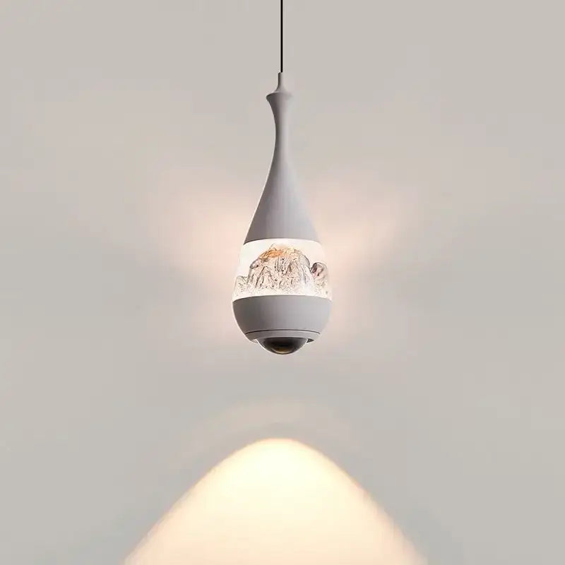 Black mountain glass pendant chandelier for dining room decor
