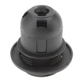 Black plastic and brass e27 socket lamp holder living room base