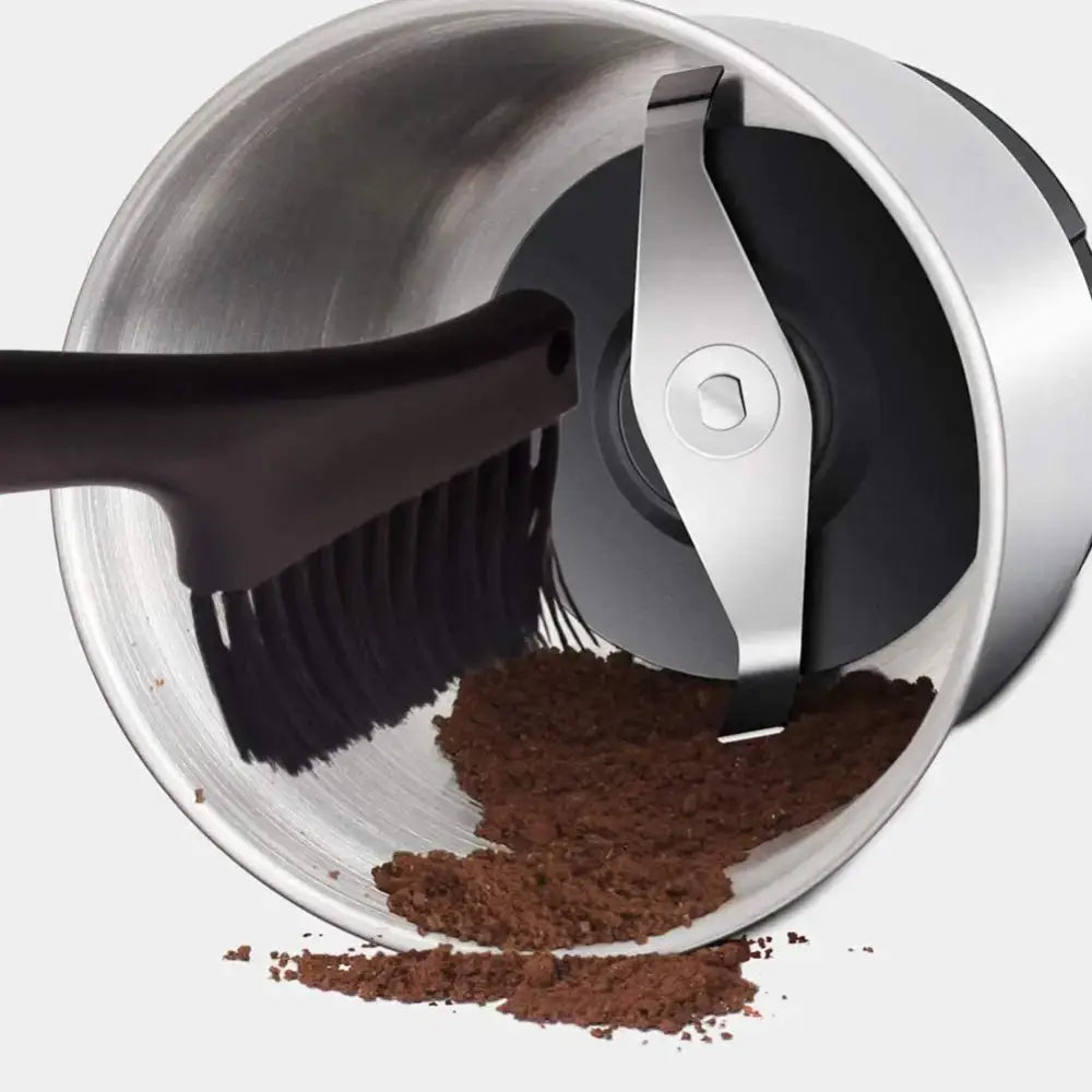 Black plastic espresso machine cleaning brush set kitchen tool