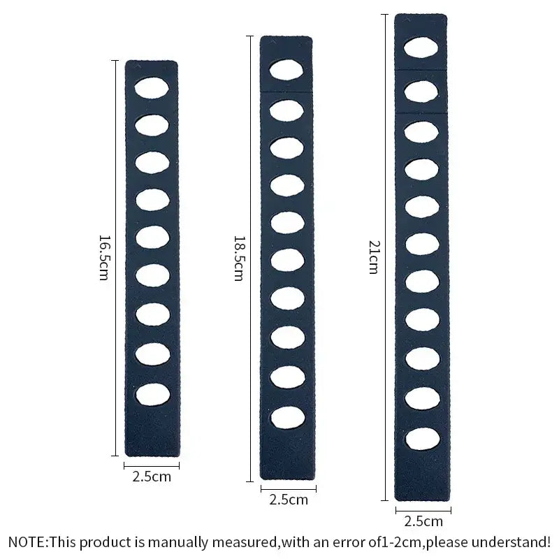 Black plastic knife blade protectors set kitchen cleaver sleeves