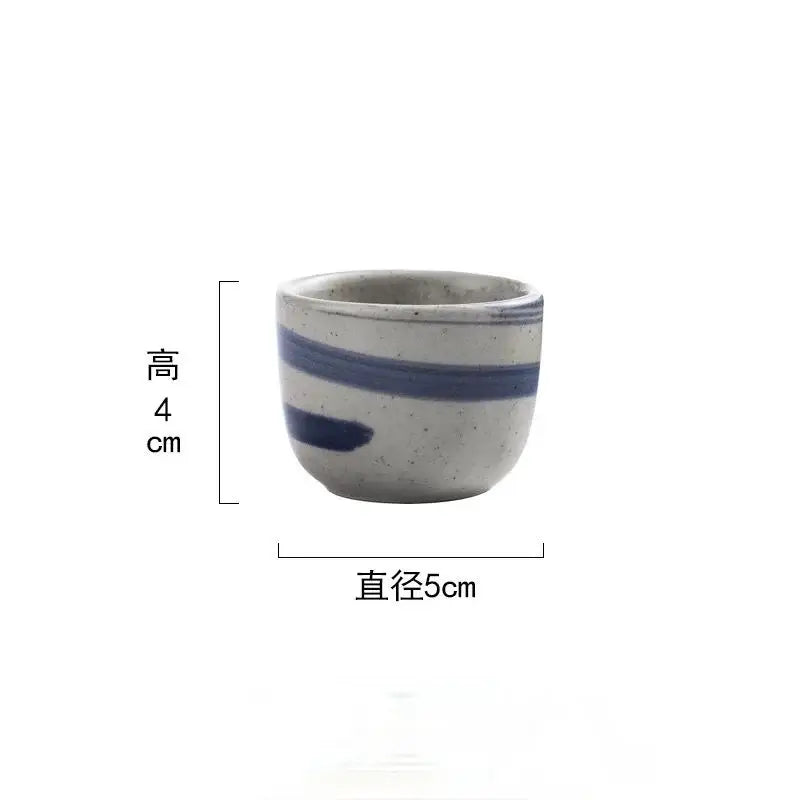 Black speckled ceramic wine sake set with heater for dining room