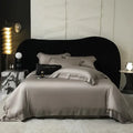 Black velvet lyocell eucalyptus fiber bedding set bedroom luxury soft