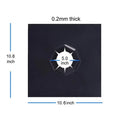 Black washable gas stove surface protector 6-pack kitchen mats