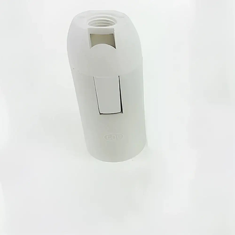 Black & white plastic lamp holder socket for living room luminaire