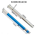 Blue and silver aluminum decorbites knife sharpener kitchen tool