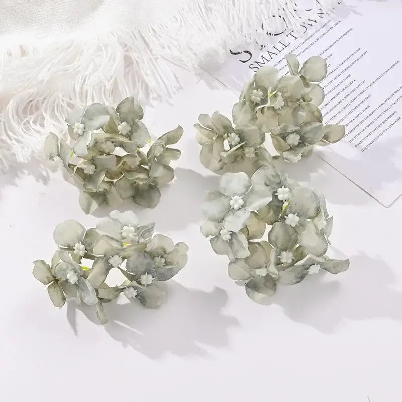 Blue and white hydrangea flowers 30pcs wedding decor living room