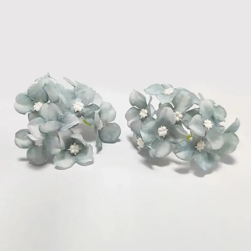 Blue and white hydrangea flowers 30pcs wedding decor living room