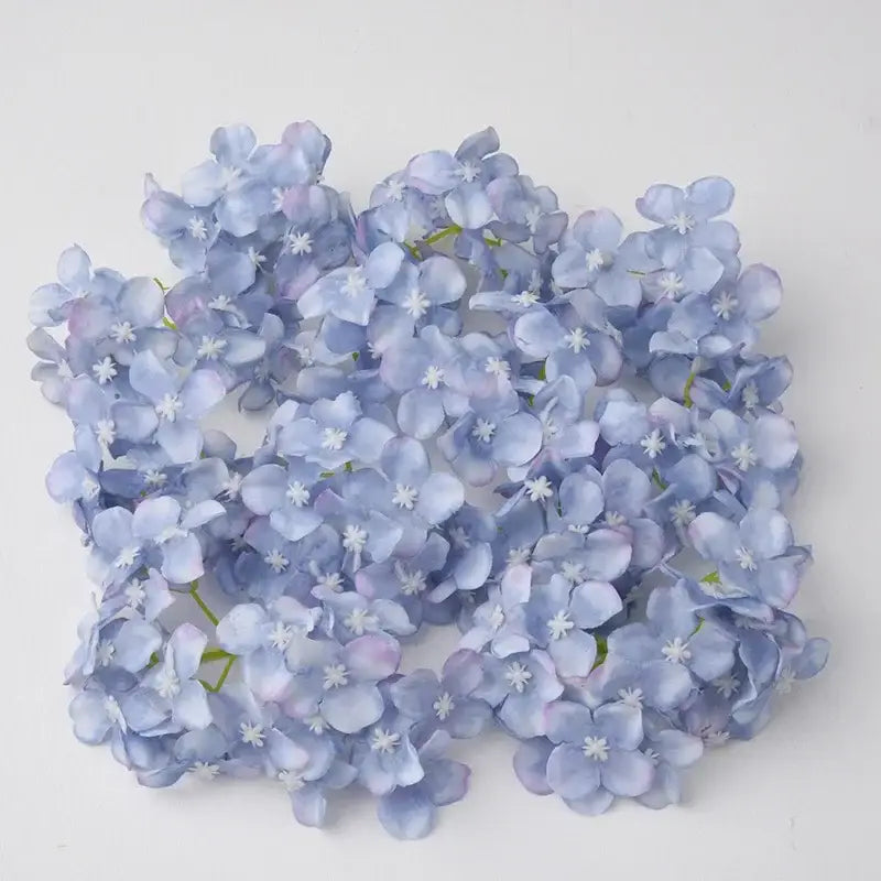Blue and white hydrangea flowers 30pcs wedding decor living room