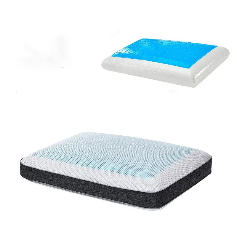 Blue crocodile bamboo charcoal memory foam pillow bedroom cooling gel