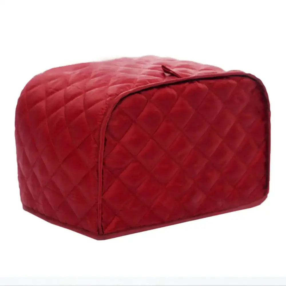 Blue quilted 4 slice toaster cover kitchen appliance protector