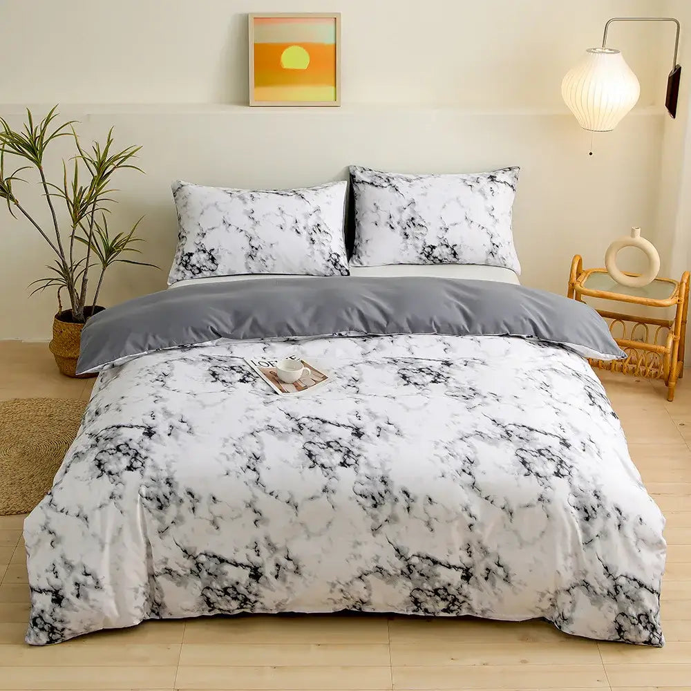 Blue starry sky duvet cover set bedroom bedding