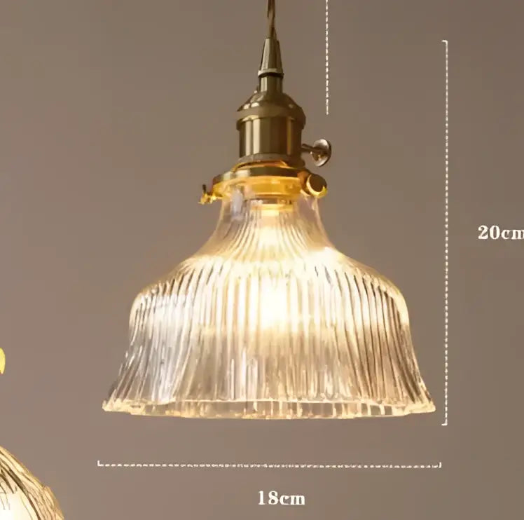 Blue translucent glass pendant lights with brass fixture bedroom