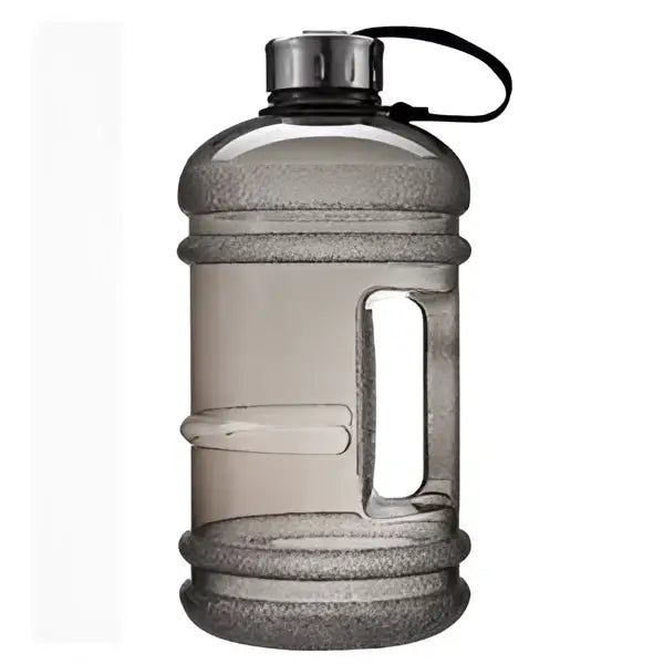 Blue translucent sports water bottle for fitness gym and kitchen