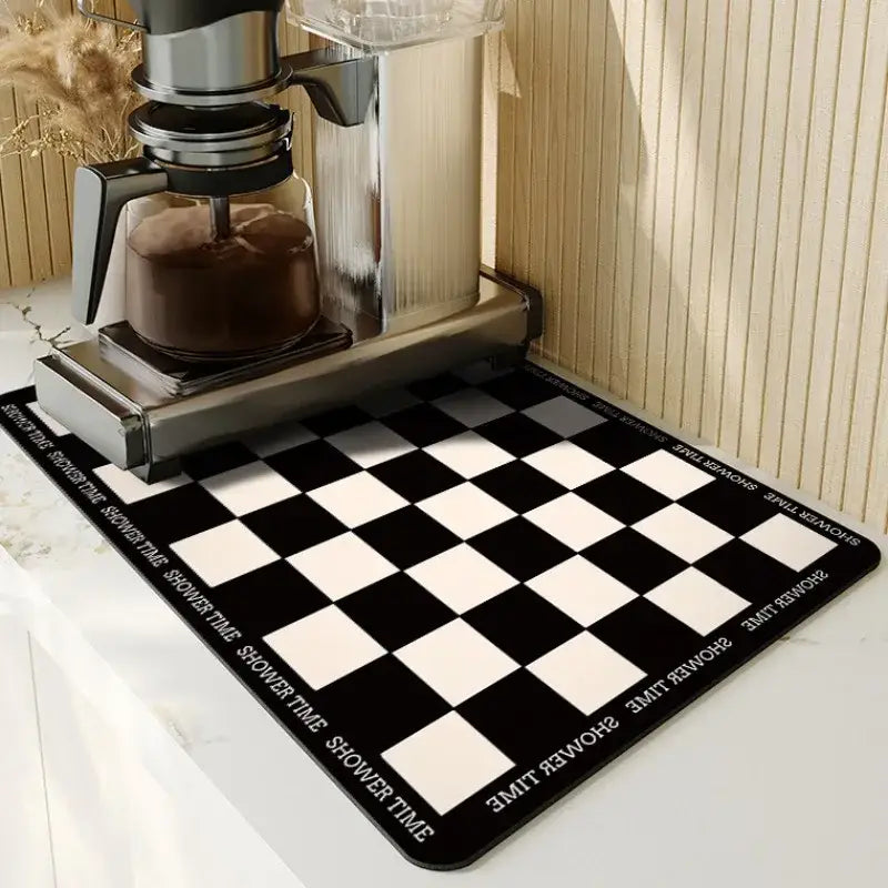 Blue & yellow dining table mat set kitchen decor