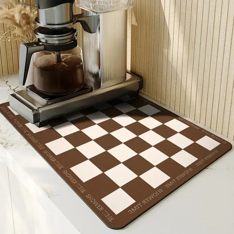 Blue & yellow dining table mat set kitchen decor