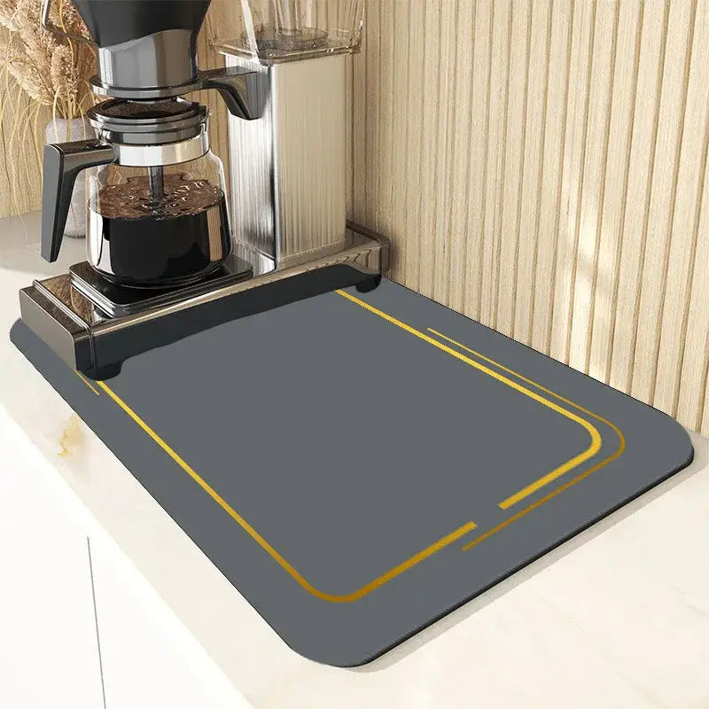 Blue & yellow dining table mat set kitchen decor