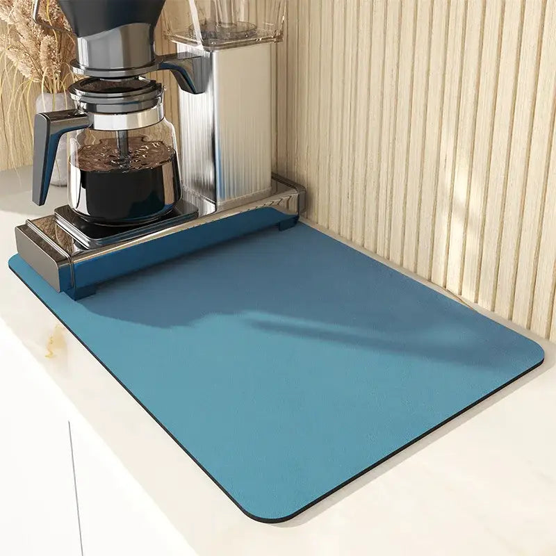 Blue & yellow dining table mat set kitchen decor