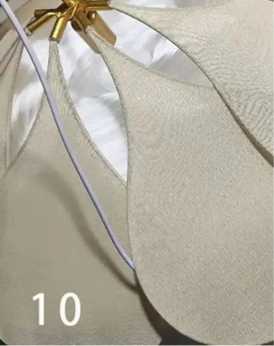 Bohemia linen e27 cream flower pendant light for bedroom