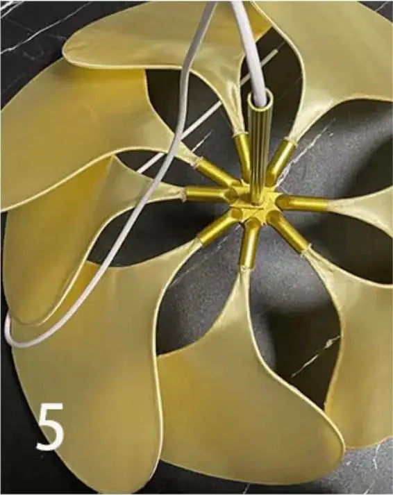 Bohemia linen e27 cream flower pendant light for bedroom