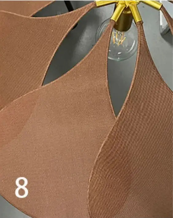 Bohemia linen e27 cream flower pendant light for bedroom