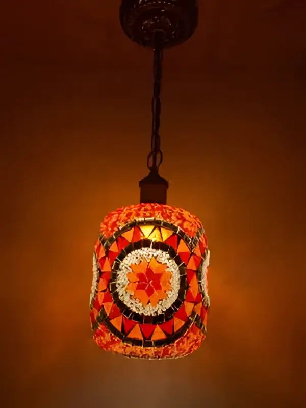 Bohemia turkish mosaic hanging sconce – bedroom vintage led light