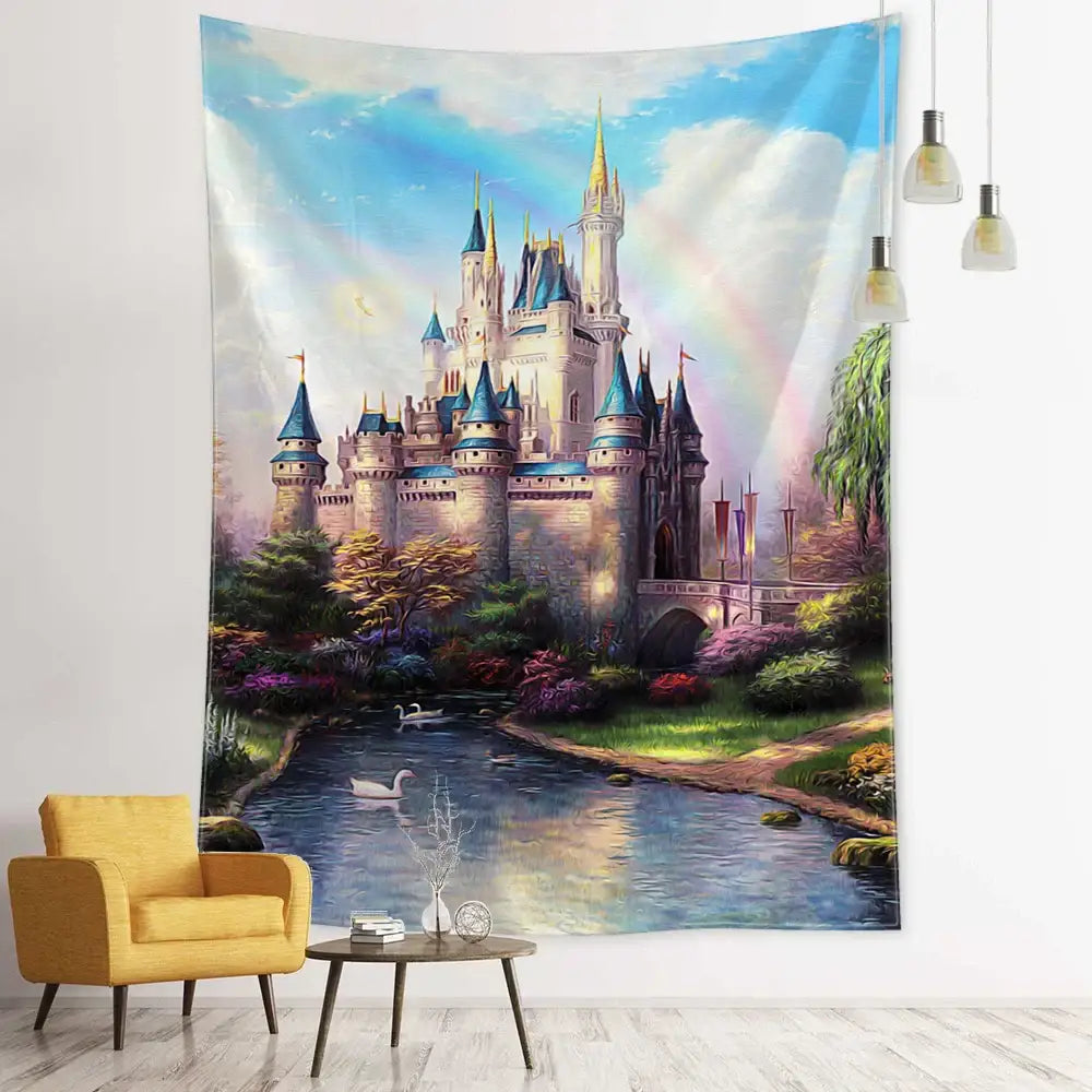 Bohemian autumn forest wall hanging living room decorbites forest