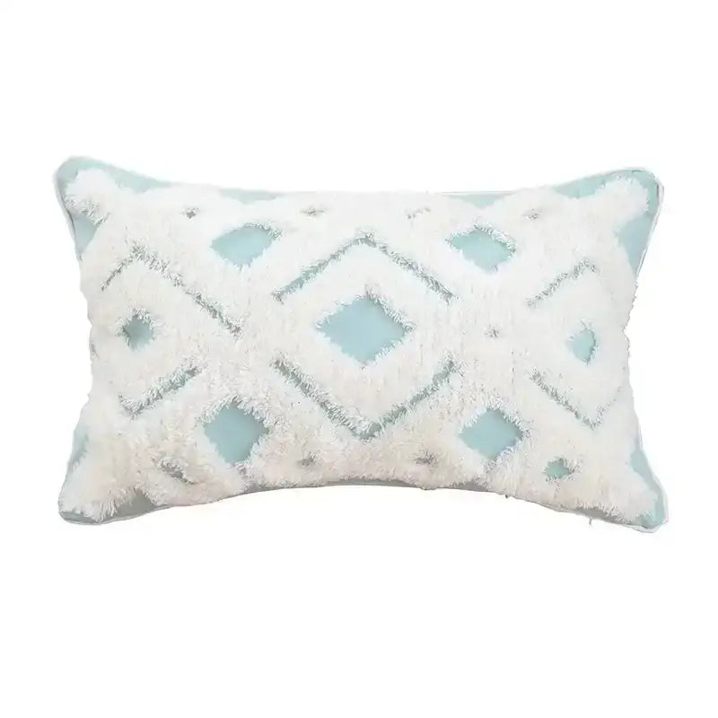 Bohemian beige and brown tufted cushion cover living room pillow