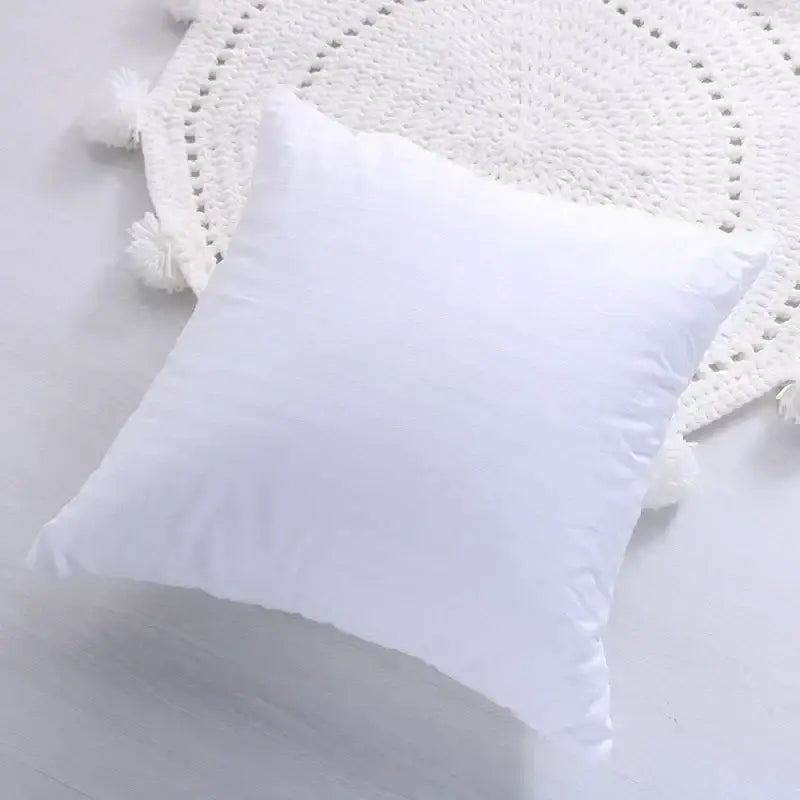 Bohemian chenille pillowcase cream tufted cushion for living room