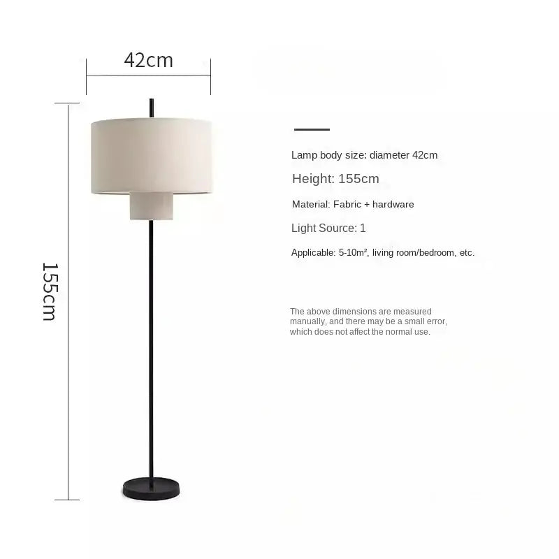 Bohemian wabi sabi beige linen pendant lamps for living room