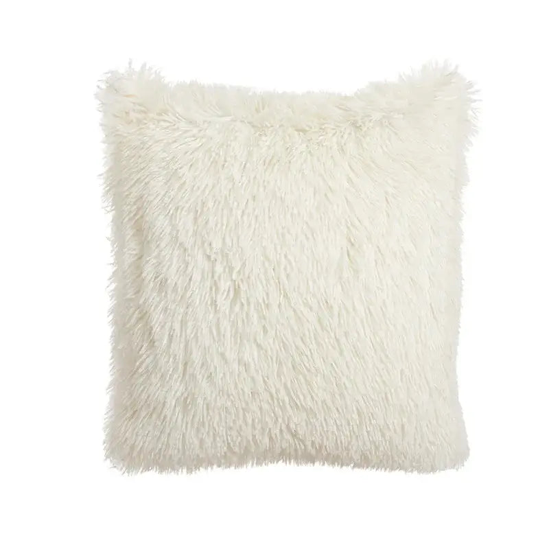 Boho beige tufted fringed cushion cover living room pillow case