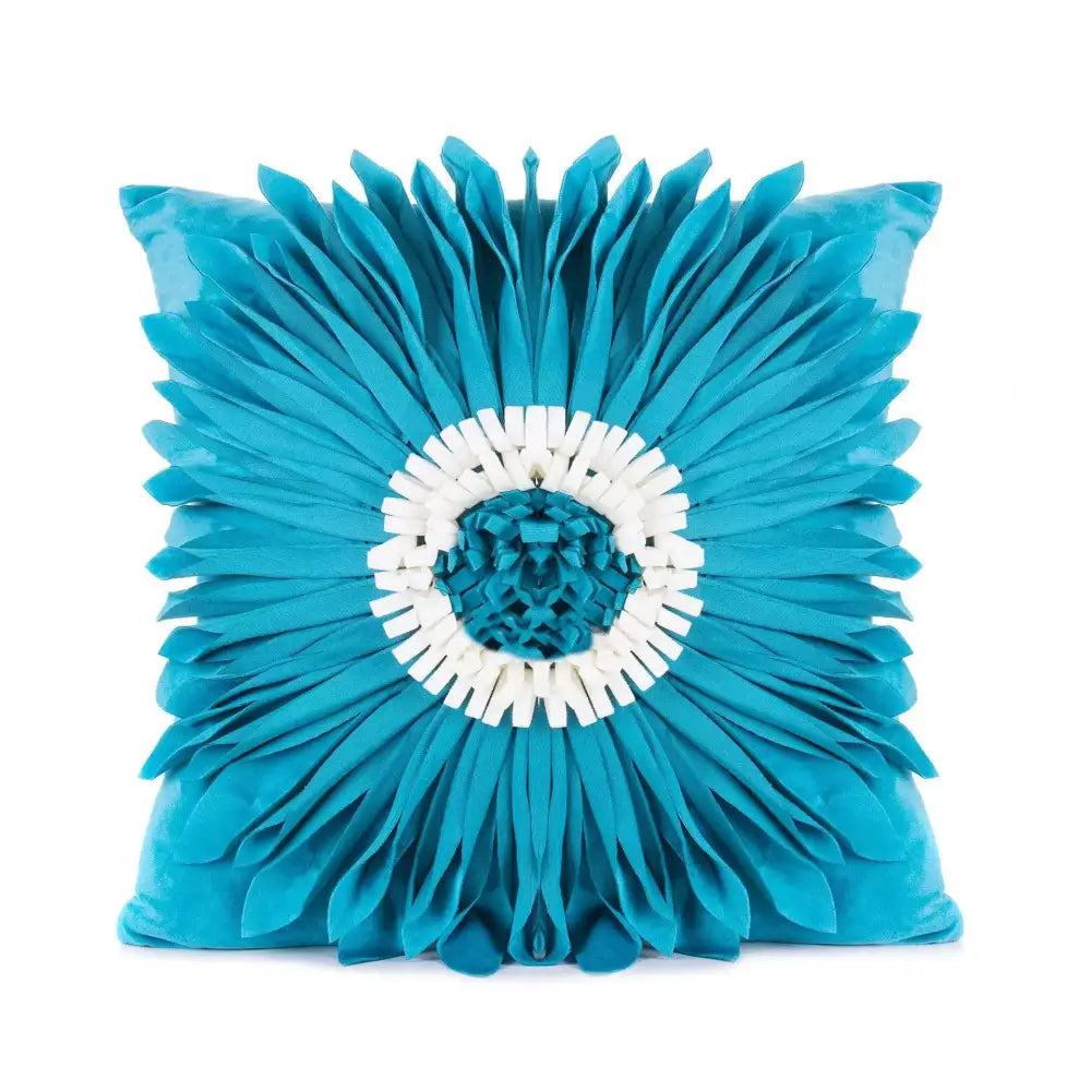 Boho geometric tufted cushion cover cream & gray living room pillow