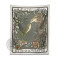 Boho gray frog lover tarot tapestry bedroom wall hanging