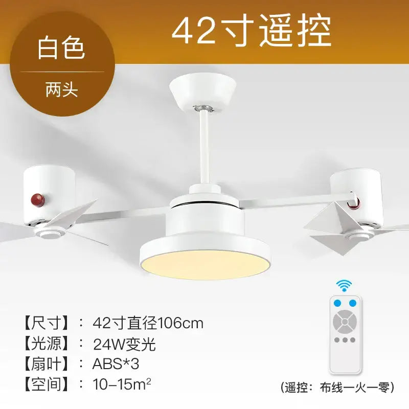 Bronze bronze decorbites ceiling fan with wood blades for living room